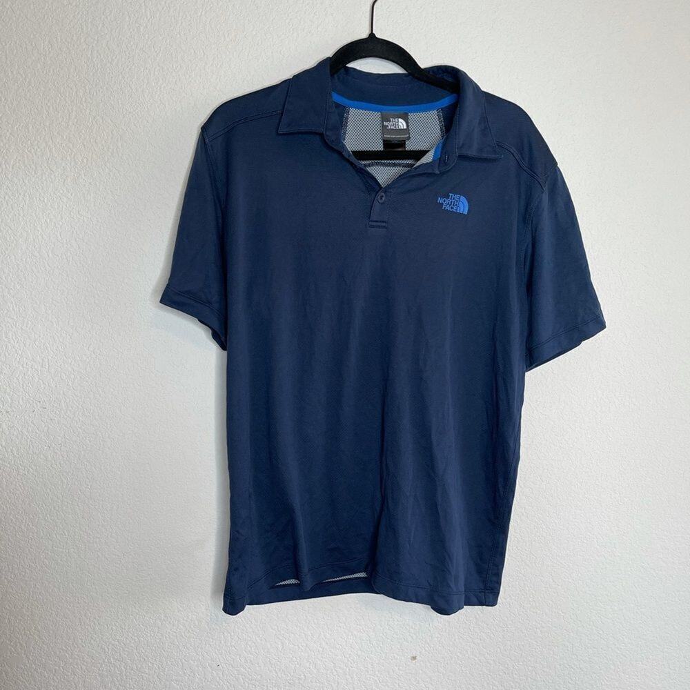 The north‎ face men’s blue polo